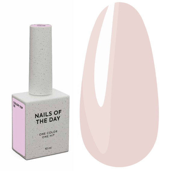 Топ NAILSOFTHEDAY Color top 03 пыльно-розовый 10 мл - Фото №1