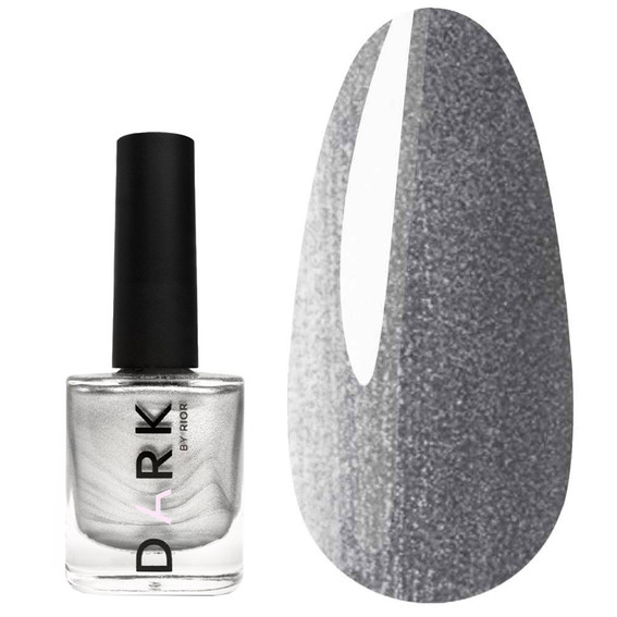 Лак для стемпинга DARK Stamping polish №03 серебро 10 мл - Фото №1