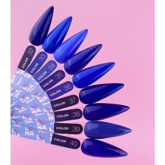 Lakier hybrydowy Lunamoon Color nr 35 granatowy 13 ml (047-2083-0319) - Фото №4
