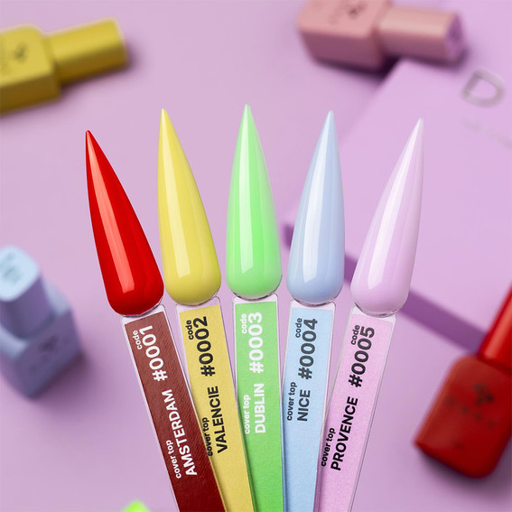 Топ DNKa COVER Top №0001 Amsterdam без липкого слоя красный 12 мл (CTD0001) - Фото №2