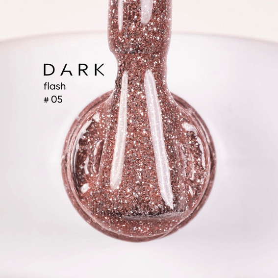 Гель-лак DARK Flash 05 розовый светоотражающий 10 мл - Фото №2