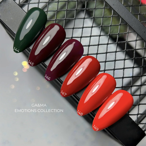 Гель-лак GA&MA Emotions collection №147 NASOLODZHUYSYA темно-морковный 10 мл (7701447) - Фото №3