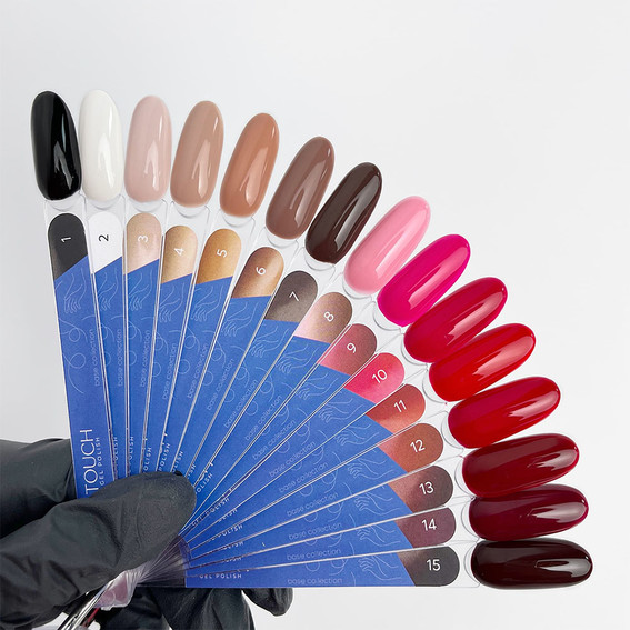 Гель-лак Touch Gel Polish 01 черный 9 мл - Фото №3