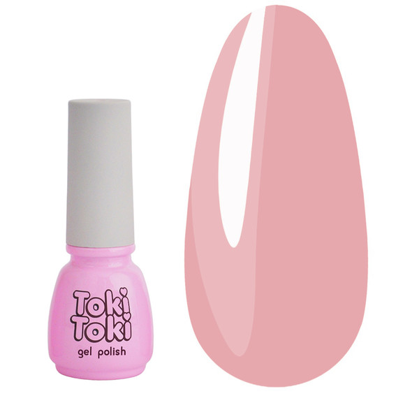 Lakier hybrydowy Toki-Toki № 007 krem truskawkowy 5 ml - Фото №1