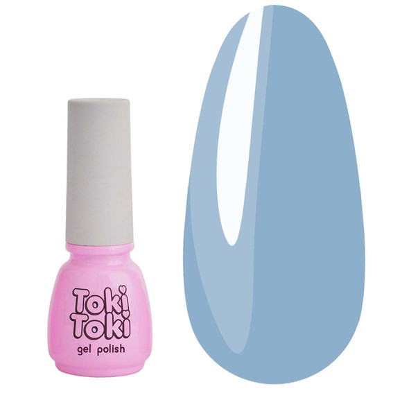 Lakier hybrydowy Toki-Toki № 102 niebiański 5 ml - Фото №1