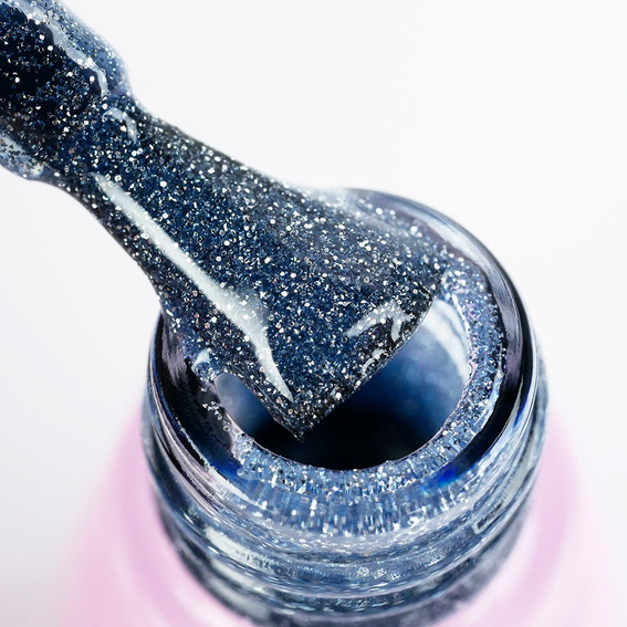 Gel polish Toki-Toki Cosmo № 22 blue reflective 5 ml - Фото №2