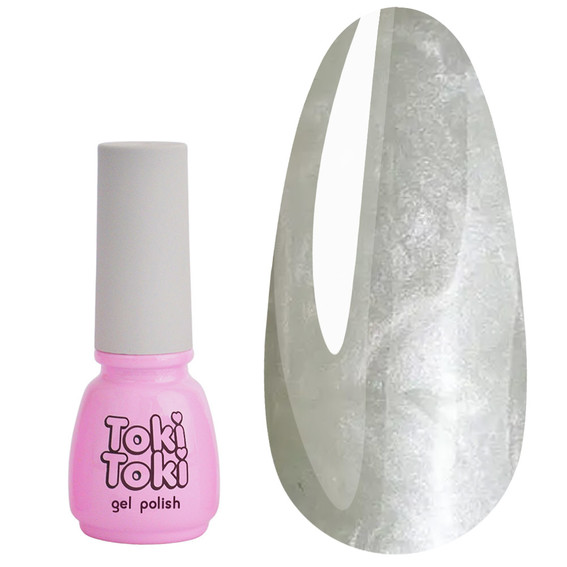 Lakier hybrydowy Toki-Toki Shell SH02 perłowo-mleczny 5 ml - Фото №1