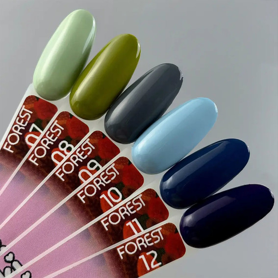 Gel polish Toki-Toki Forest FS10 blue 5 ml - Фото №3