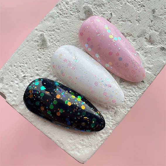 Топ Toki-Toki Glitter Top No wipe 5 мл - Фото №3