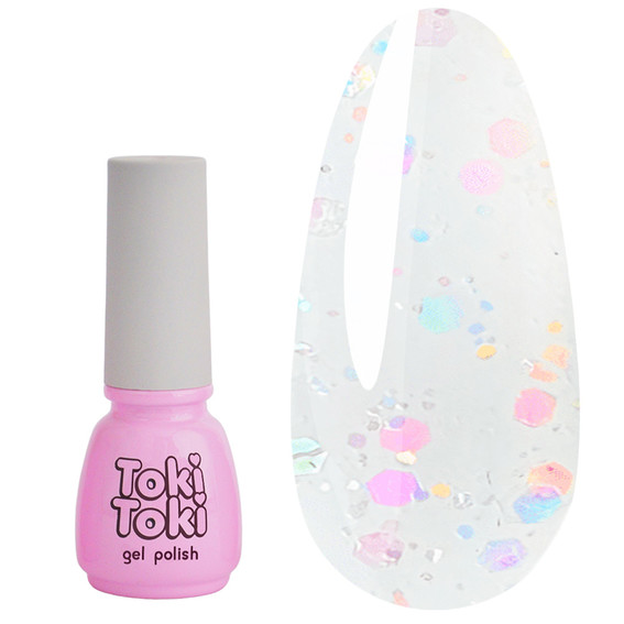 Топ Toki-Toki Glitter Top No wipe 5 мл - Фото №1