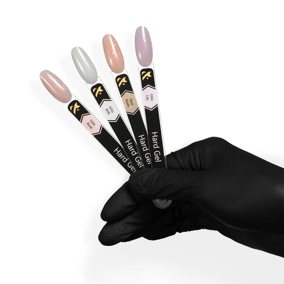 Гель F.O.X Hard gel Glitz Lily 15 мл - Фото №2