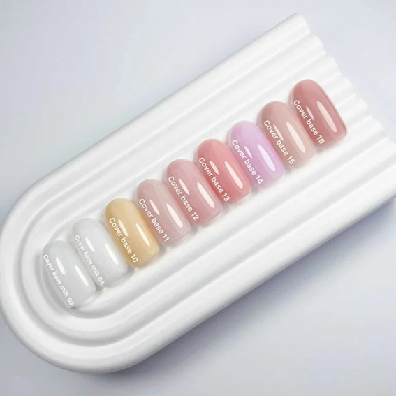 Base NAILSOFTHEDAY Cover NEW Formula 12 beige-pink 10 ml - Фото №3