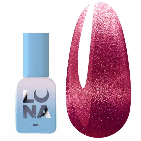 Гель-лак LUNA Cat Eye №254 бордовый, розовый 13 мл (047-4119-1246) - Фото №1