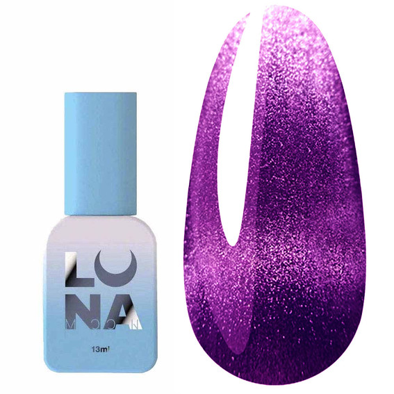 Гель-лак LUNA Cat Eye №257 сиреневый, фиолетовый 13 мл (047-4122-1249) - Фото №1