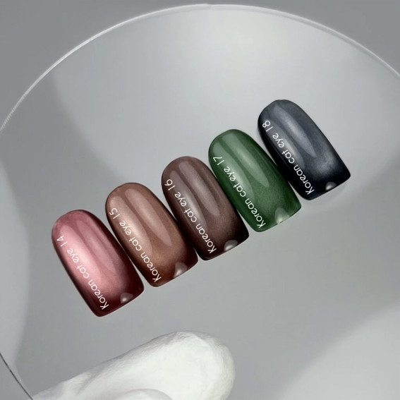 Гель-лак NAILSOFTHEDAY Korean cat eye 18 темно-синий 10 мл - Фото №2
