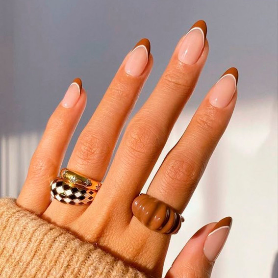 Modny Manicure 2025 (Karmelowy French)