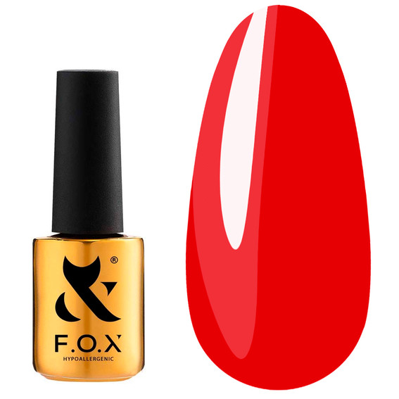 Гель-лак F.O.X Lipstick Collection 002, 7 ml - Фото №1