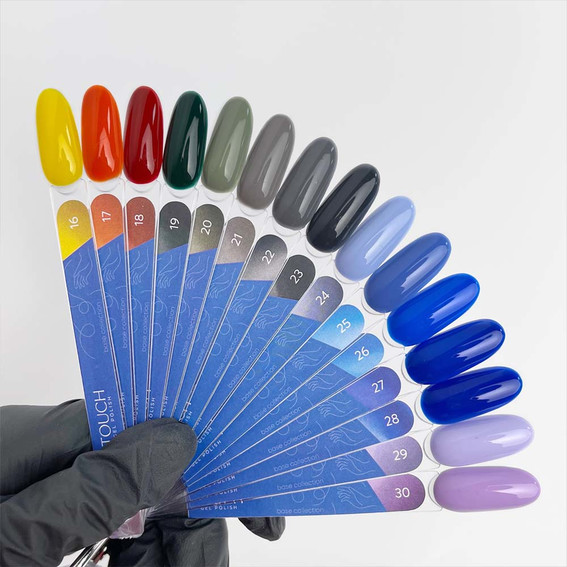 Гель-лак Touch Gel Polish 24 голубой 9 мл - Фото №3