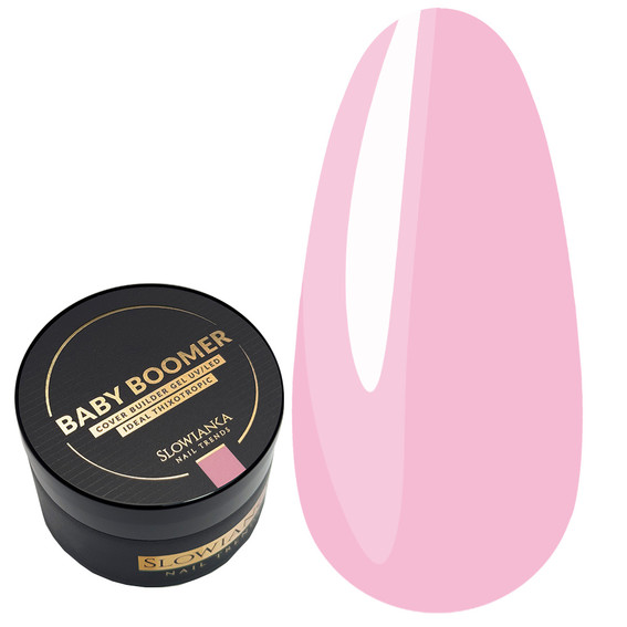 Builder Gel Slowianka BABY BOOMER COVER - ideal tixotropic 50 g - Фото №1
