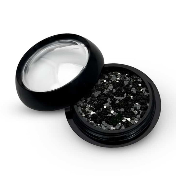 Декор для ногтей Slowianka Black Snow 1 г - Фото №4
