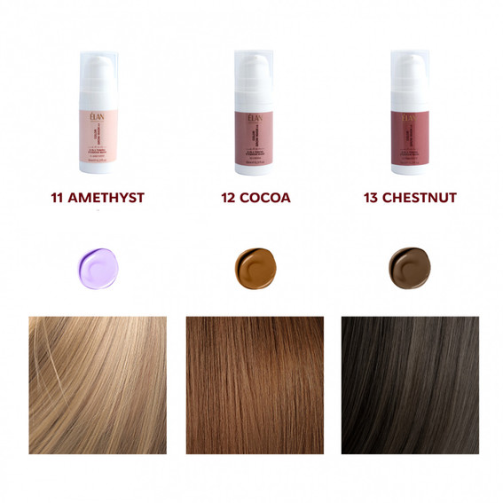 Тонирующая маска ELAN COLOR BROW MASK 2.0 для бровей 2-в-1 11 AMETHYST 10 мл - Фото №2