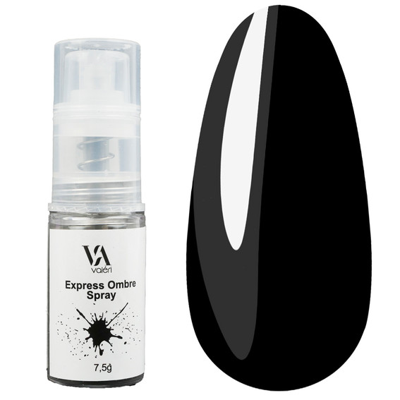 Спрей для эффекта омбре VALERI EXPRESS OMBRE SPRAY №02 черный 7,5 г - Фото №1