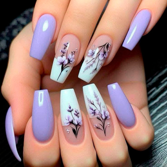 Manicure Spring 2025 (Lilac Sketch)