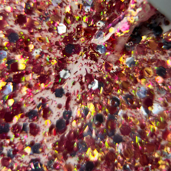 Lakier hybrydowy TUFI profi PREMIUM Sparkle 01 pink diamond 5 ml (0243528) - Фото №2
