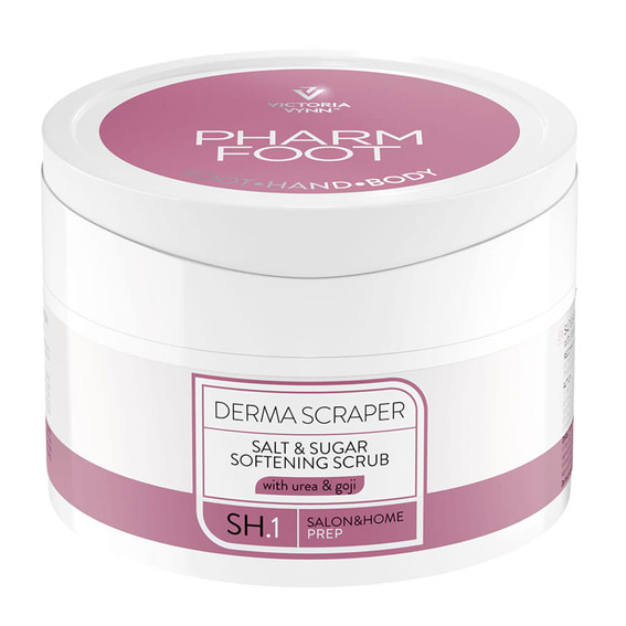 Бодрящий скраб из соли и сахара PHARM FOOT Derma Scraper 200 г - Фото №1