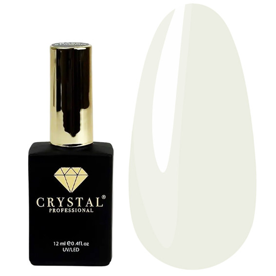 База для ногтей Crystal Base Color White 12 мл - Фото №1