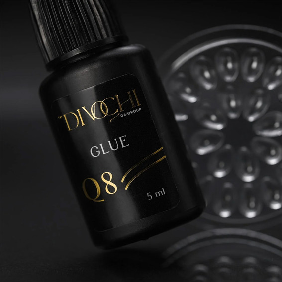 Klej DIVOCHI do przedłużania rzęs "Q8" czarny 5 ml - Фото №3