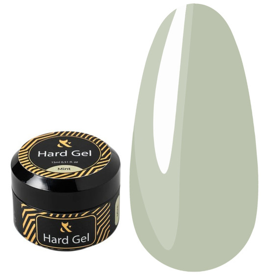 Гель F.O.X Hard gel Cover Mint 15 мл - Фото №1
