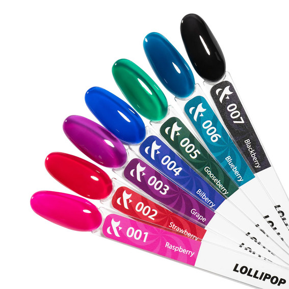 Gel polish F.O.X Lollipop 003 Grape 7 ml (GL - 03) - Фото №3