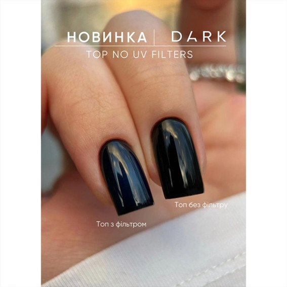 Top hybrydowy DARK No UV Filters 30 ml - Фото №2