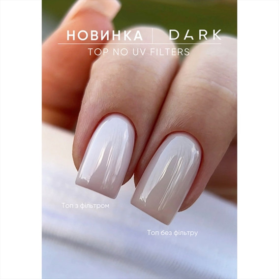 Top hybrydowy DARK No UV Filters 30 ml - Фото №3