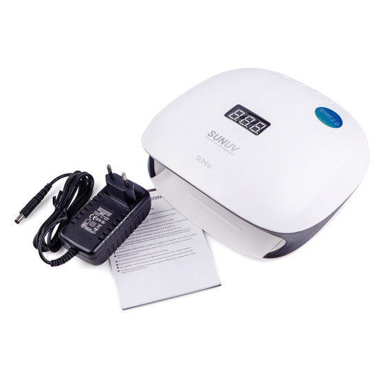 Lamp for manicure UV/LED SUNUV SUN 4S 48 W white-black (with quartz diodes, original) - Фото №4