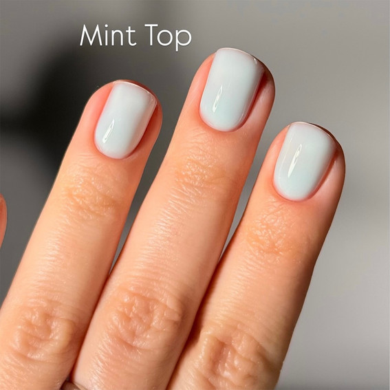 Top hybrydowy Dark Mint Top bez warstwy lepkiej 10 ml - Фото №2