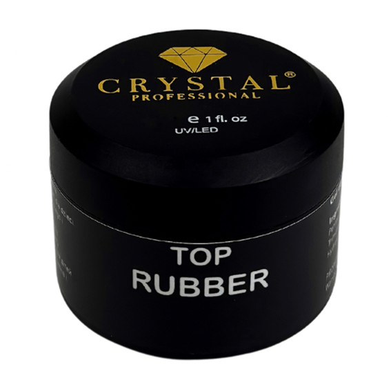 Crystal Top Rubber No Wipe (UV Filters) 30 ml