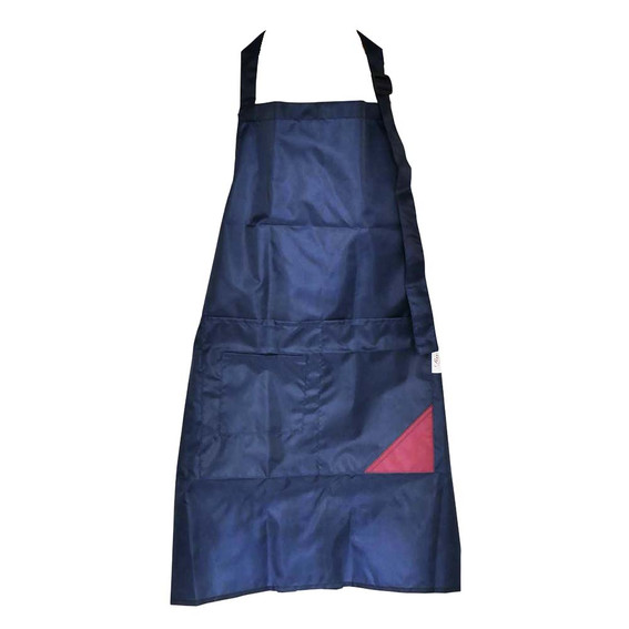 Apron RIO Nika blue with red pocket 70 cm - Фото №1