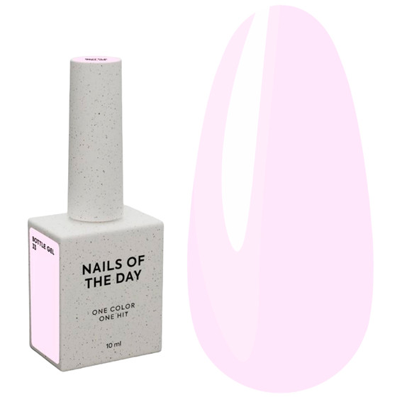 Гель NAILSOFTHEDAY Bottle gel 33 светло-розовый 10 мл - Фото №1