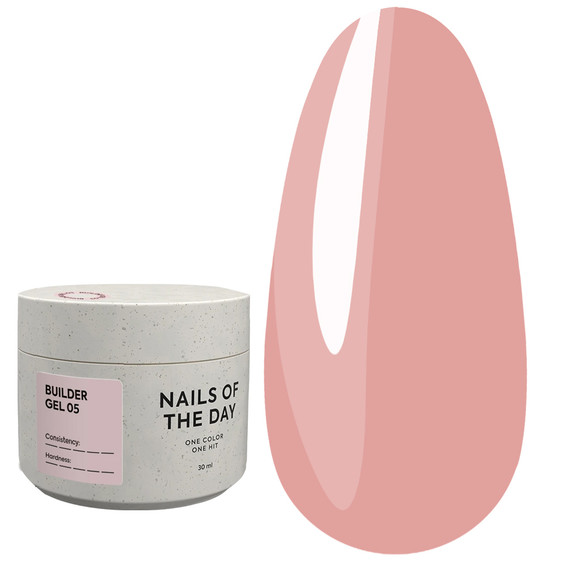 Гель для наращивания NAILSOFTHEDAY Builder Gel 05 нюдовый 30 мл - Фото №1