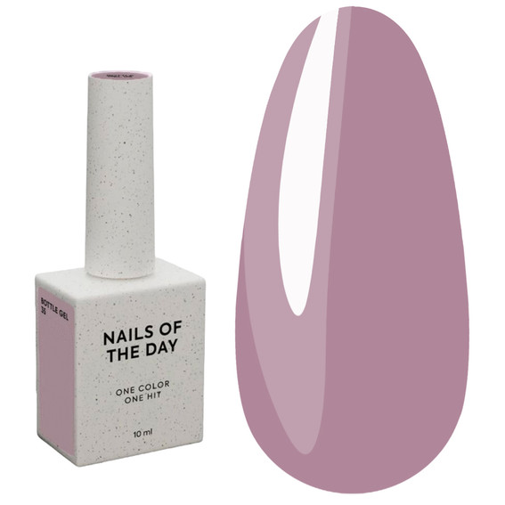 Гель NAILSOFTHEDAY Bottle gel 35 пыльно-лиловый 10 мл - Фото №1