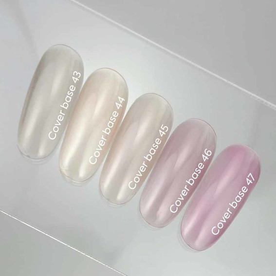 Baza hybrydowa NAILSOFTHEDAY Cover NEW Formula №47 półprzezroczysty róż 10 ml - Фото №4