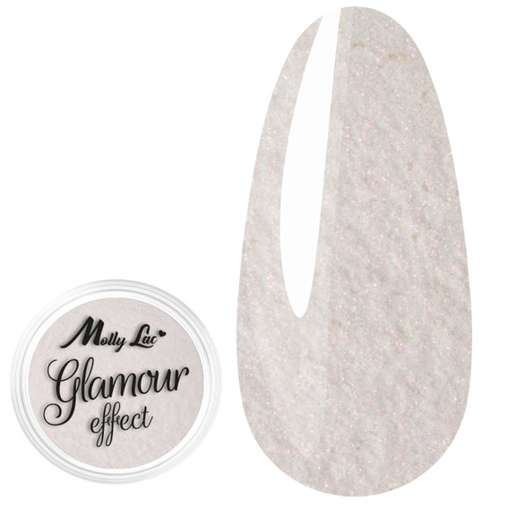 Втирка для ногтей MollyLac Glamour Effect Fire №3 1 г - Фото №1