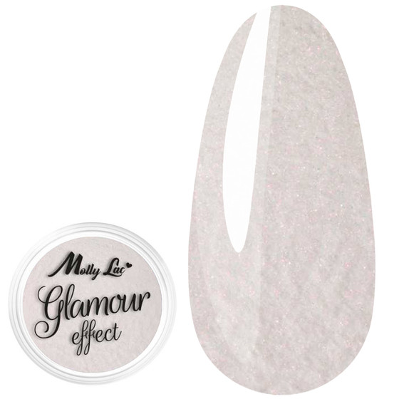 Pyłek do paznokci MollyLac Glamour Effect Purple №4 1 g - Фото №1