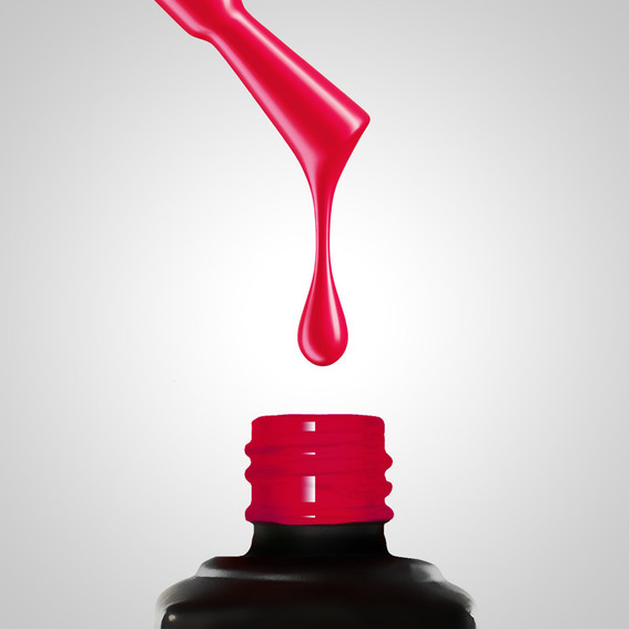Gel polish Slowianka 476 Raspberry Pink 10 g - Фото №2