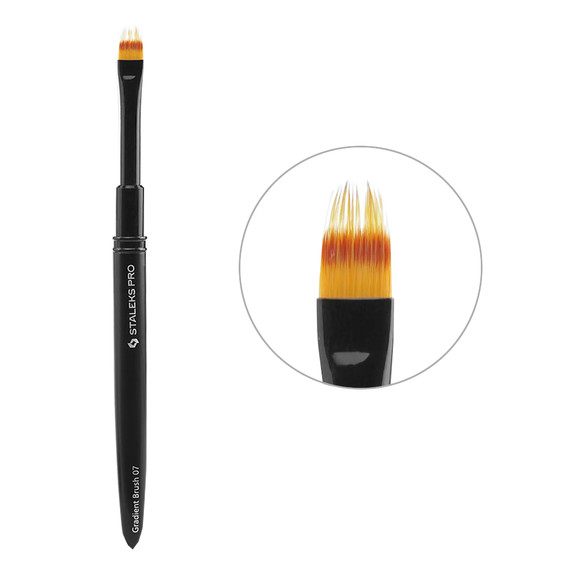 Gradient brush Staleks EXPERT wide 7 mm / long 11 mm (NBE-07) - Фото №1