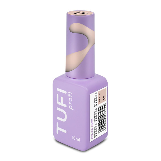 Baza hybrydowa TUFI profi Cover base coat 17 Caramel 10 ml (0326536) - Фото №7