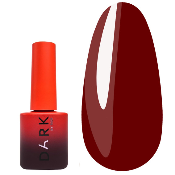 Gel polish DARK New collection 010 burgundy 6 ml - Фото №1