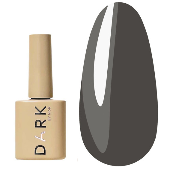 Lakier hybrydowy DARK New collection 134 ciemnoszary 10 ml - Фото №1